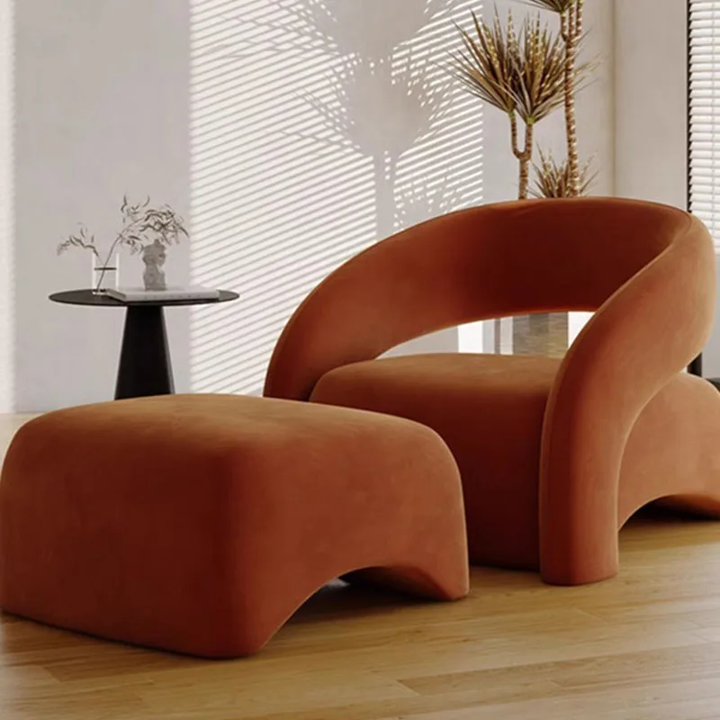 

Design Ergonomic Banquet Chairs Living Room Modern Floor Nordic Lounge Chair Lazy Sofa Minimalist Fauteuil Salon Furniture