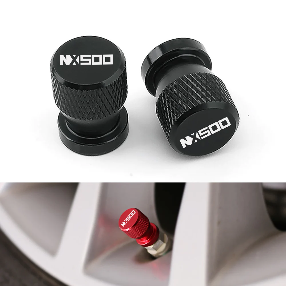 2 ชิ้นสำหรับฮอนด้า NX500 NX 500 ยางวาล์วฝาครอบปลั๊กอลูมิเนียม CNC อุปกรณ์เสริมรถจักรยานยนต์