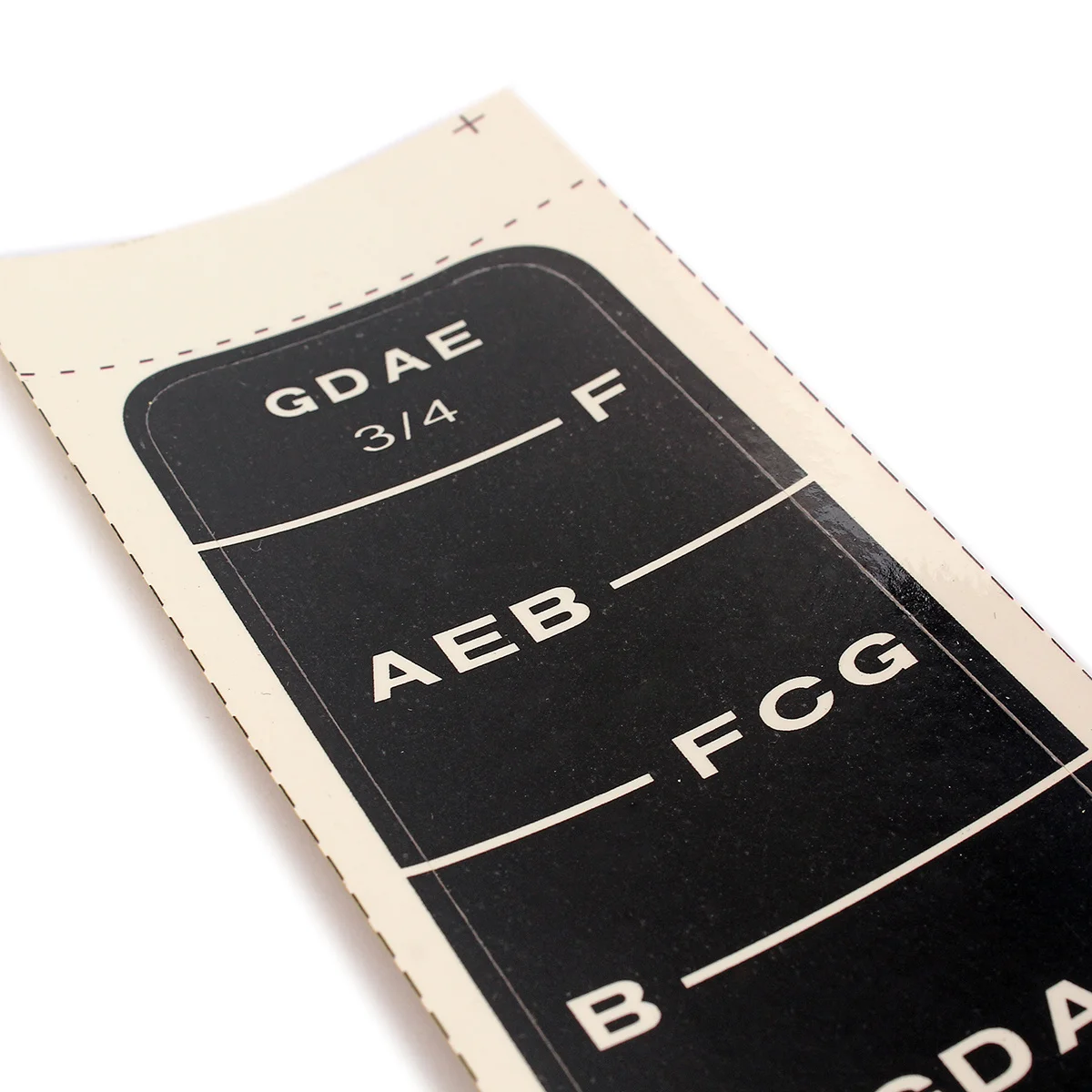 

10pcs 3/4 Violin Fingerboard Stickers Durable Fiddle Scale Labels For Beginners Black Learn Violin Aid Fretboard Note Guide