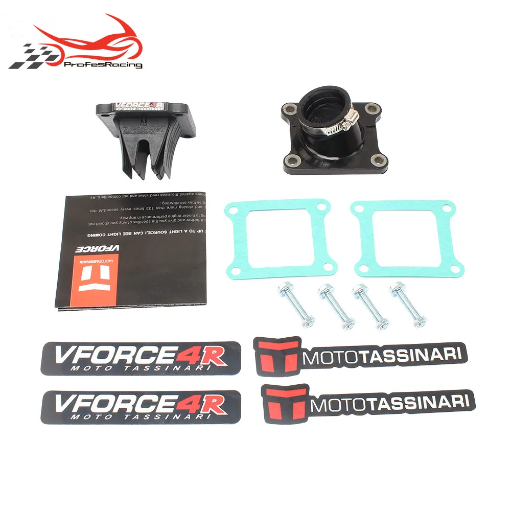 Motorcycle Carbon Fiber V Force V4R83A Reed Valve System Petal With Intake Manifold For Suzuki RM 85 2002-2019