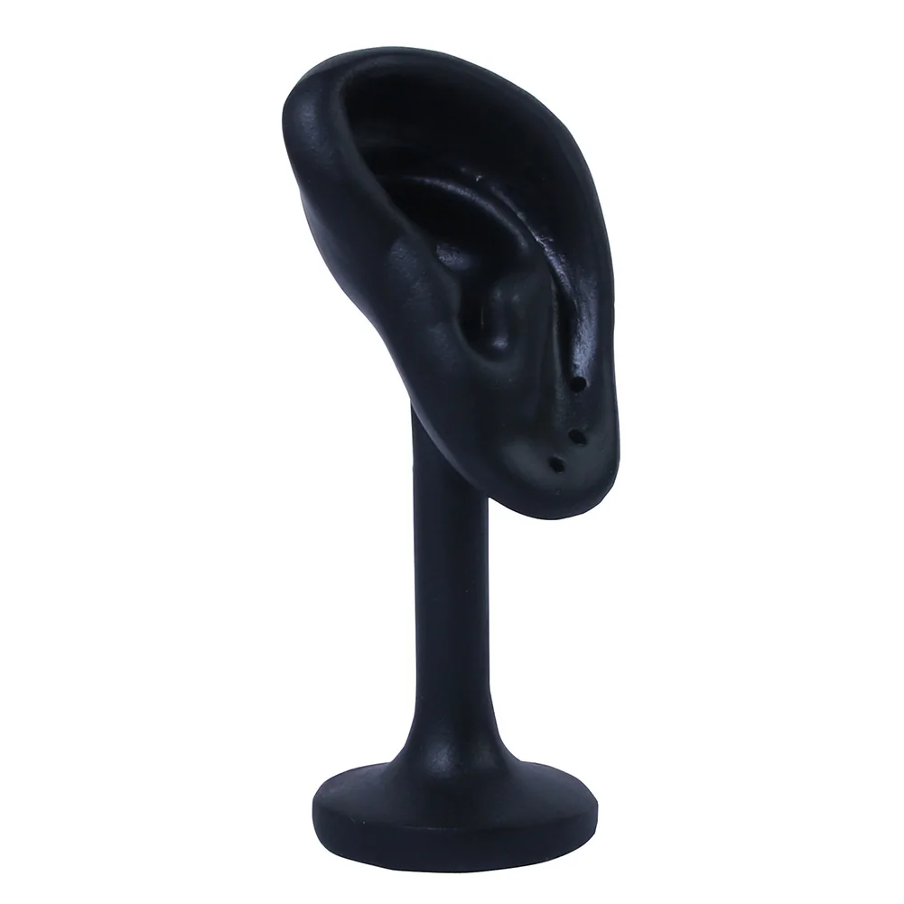 Item Condition Display Stand Retail Store Earring Display Stands Human Ear Model Holder Organizer Soft Silicone Base Stand Shape