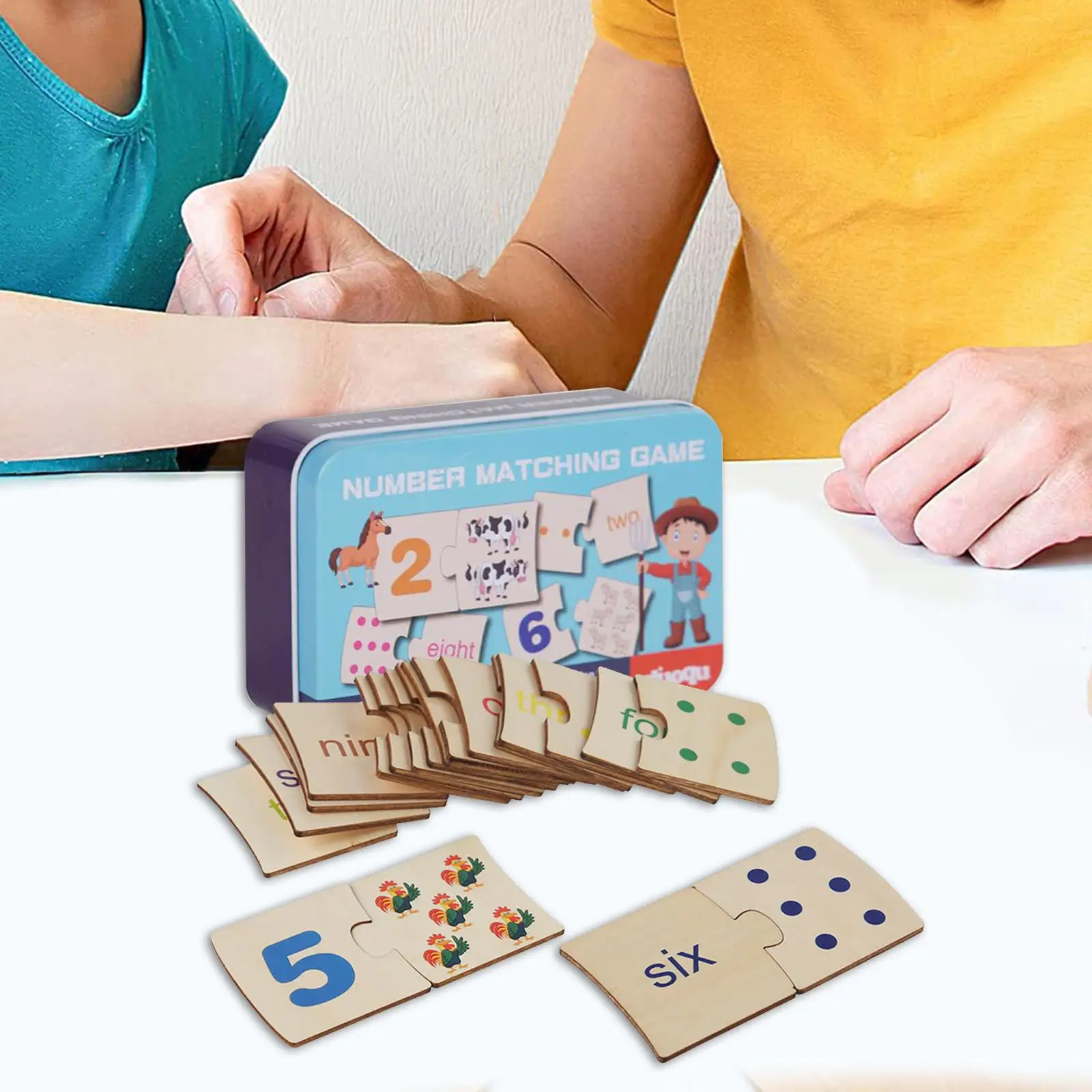 Jeu de puzzle numérique, jouet de comptage, manipulateurs mathématiques, jeu mathématique, jouet mathématique préscolaire pour enfants d'âge préscolaire, cadeaux d'anniversaire pour enfants d'âge préscolaire