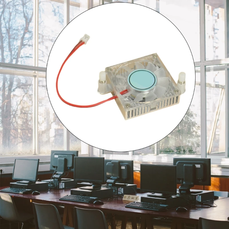 Quạt Tản Nhiệt Làm Mát Tốc Độ 4300 Vòng/phút Quạt Tốc Độ Cao 2.0 Phích Cắm Tản Nhiệt Máy Tính Dropship