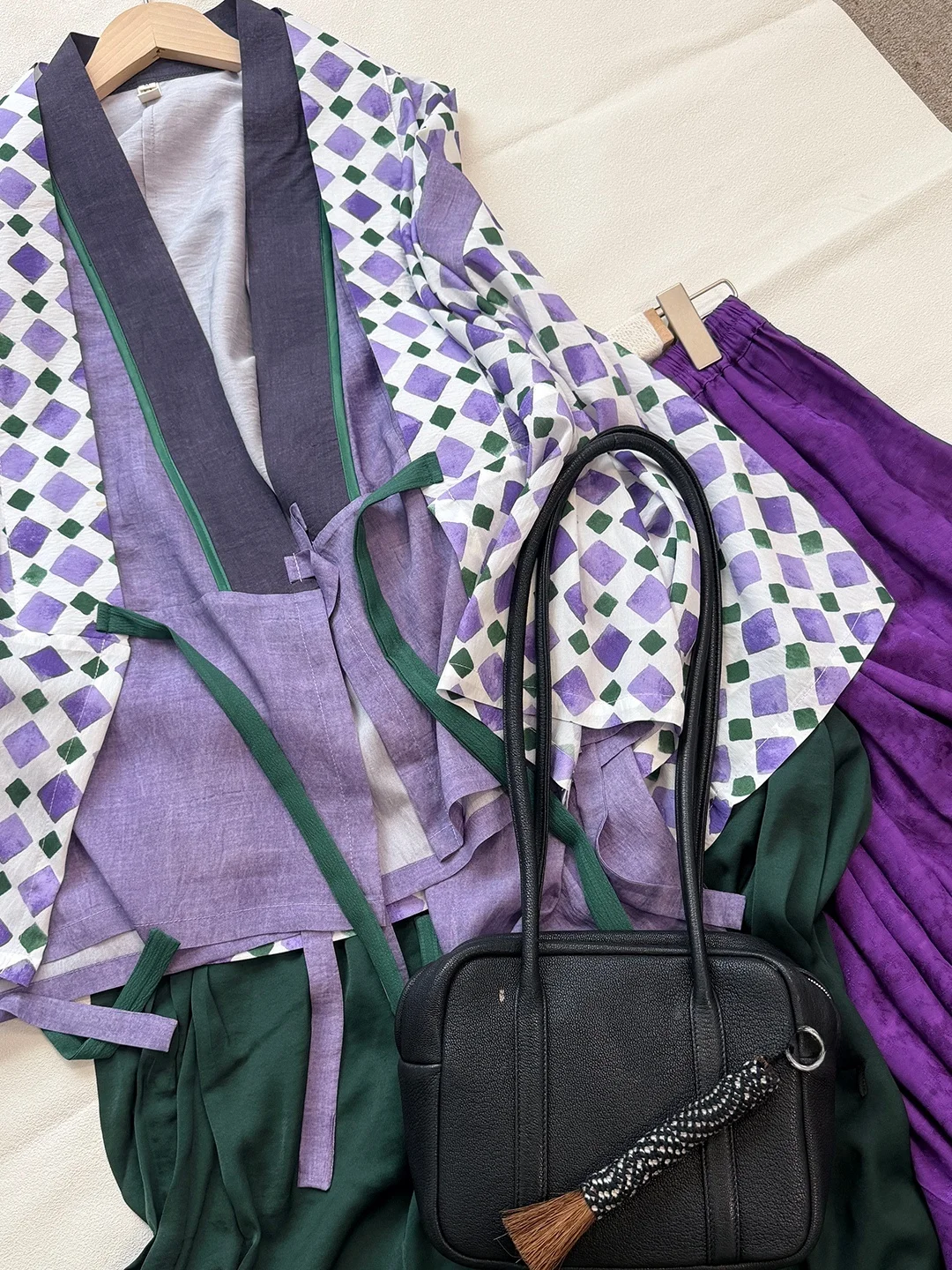 

Оригинальный ханьфу с узкими рукавами, мятно-фиолетовый, в стиле Вэй Цзинь, для офиса и повседневной носки, традиционный китайский модный наряд