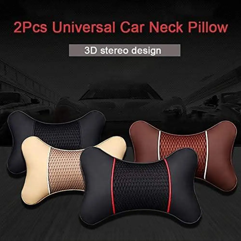 وسادة رقبة السيارة من جلد البولي بروبيلين والقطن مناسبة لجميع المركبات #4