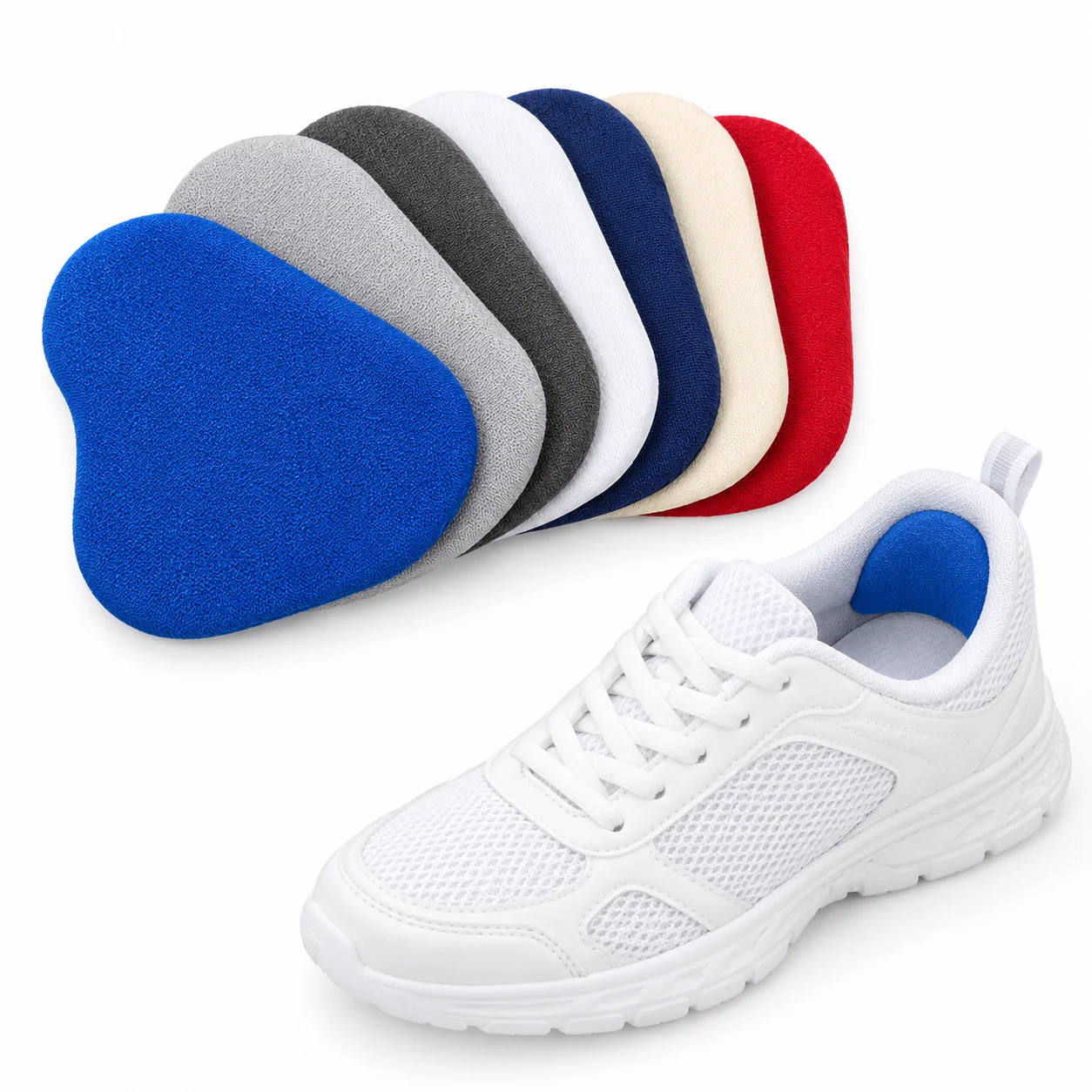 6/12PCS Sports Shoe Heel Protector Patches Anti Wear Stickers Invisible Shoe Repair Cover Comfortable Footbed Lining Pads