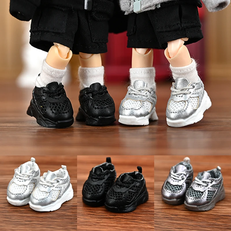 Ob11 Doll Shoes Fashion Casual Cool Trendy Dad Sports Shoes 1/12 Bjd Shoes Accessories For Obitsu11, Gsc, Ymy, Body9, Ob11 Doll