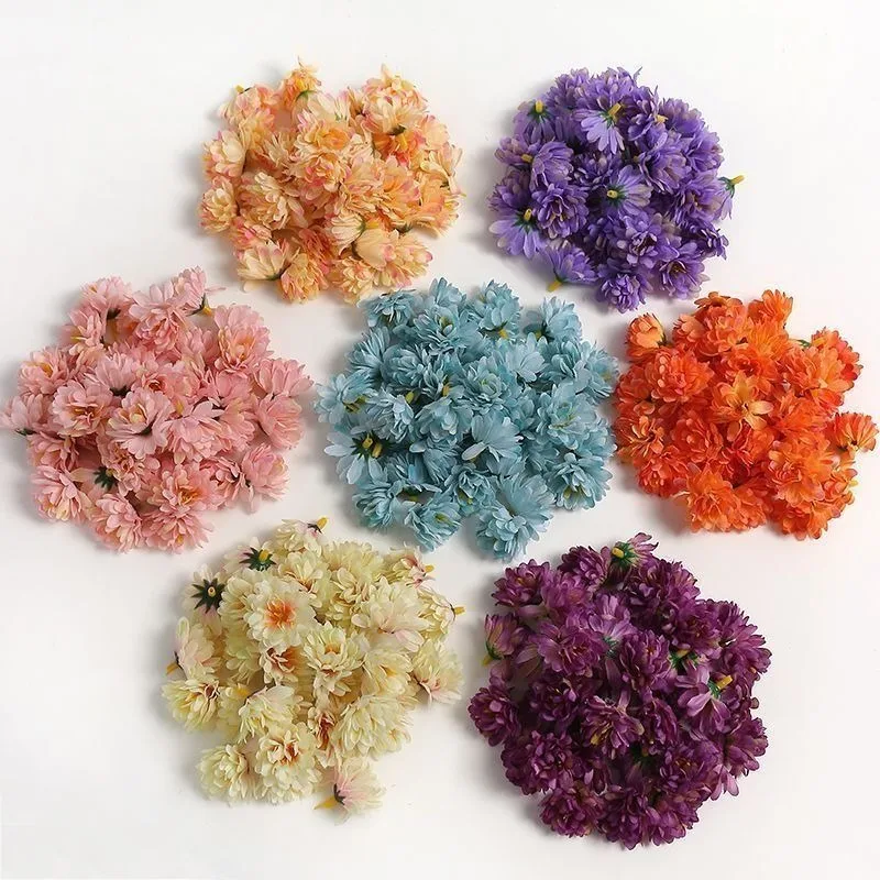 20/50pcs künstliche Blumen 3,5 cm Seide gefälschte Blumen für zu Hause Zimmer dceor Garten Hochzeit Hochzeit Dekoration DIY Geschenke Zubehör – Detail 7