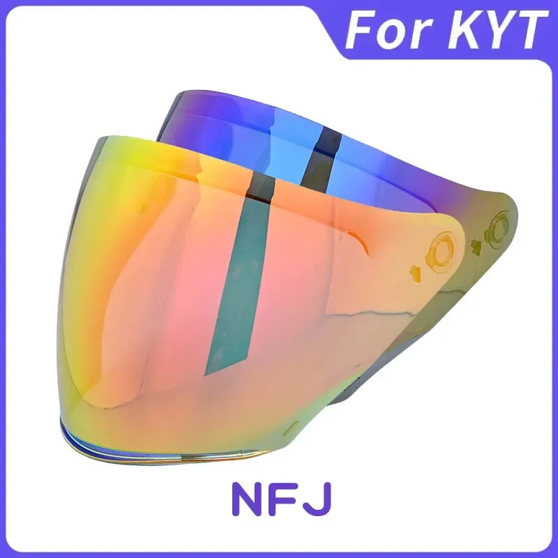 

For KYT NFJ Uv Protection Open Face Helmet Shield Windproof Dustproof Motorbike Cascos Parts Accessories