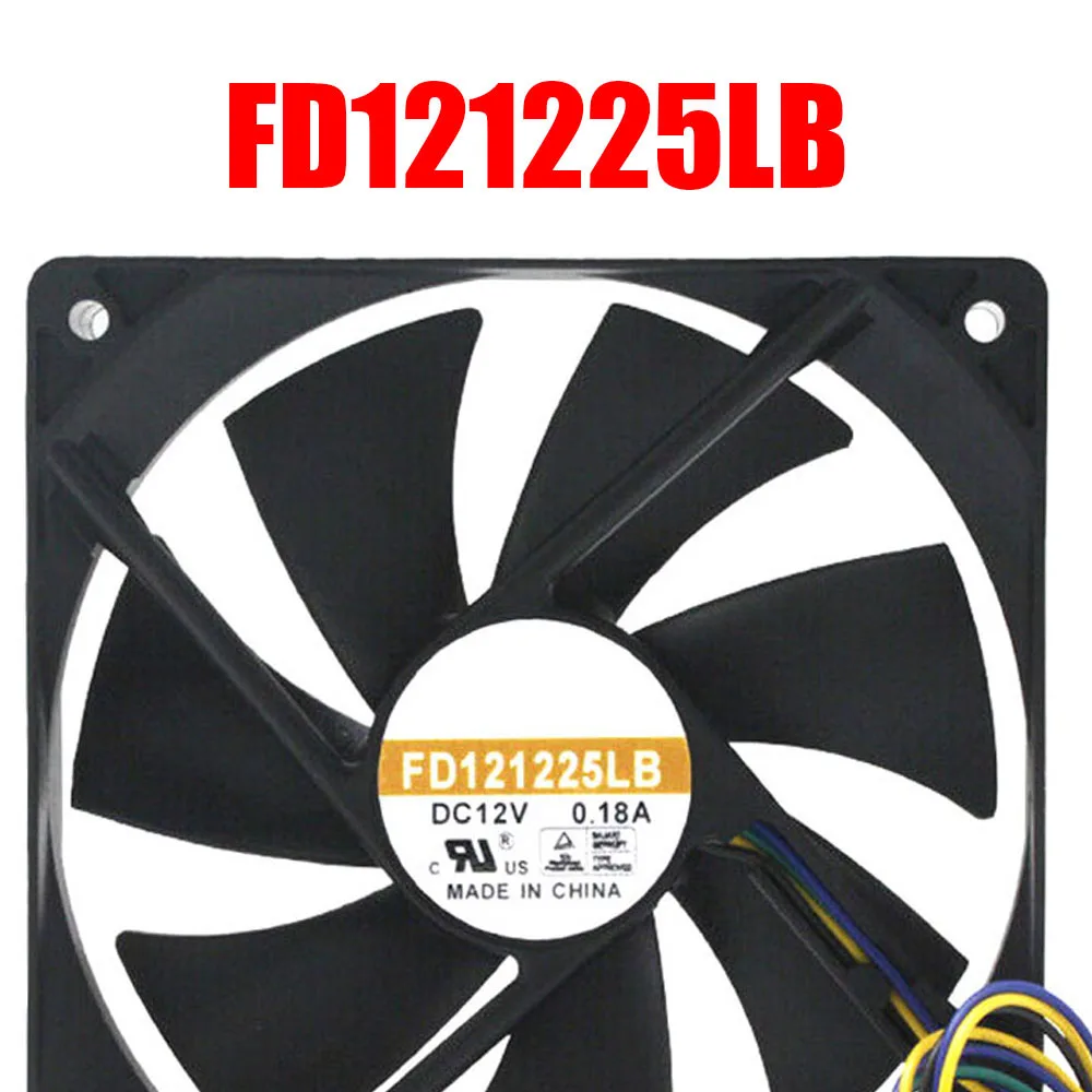 Cooling Fan FD121225LB 120x120x25mm DC12V 0.18V 4PIN 4Lines