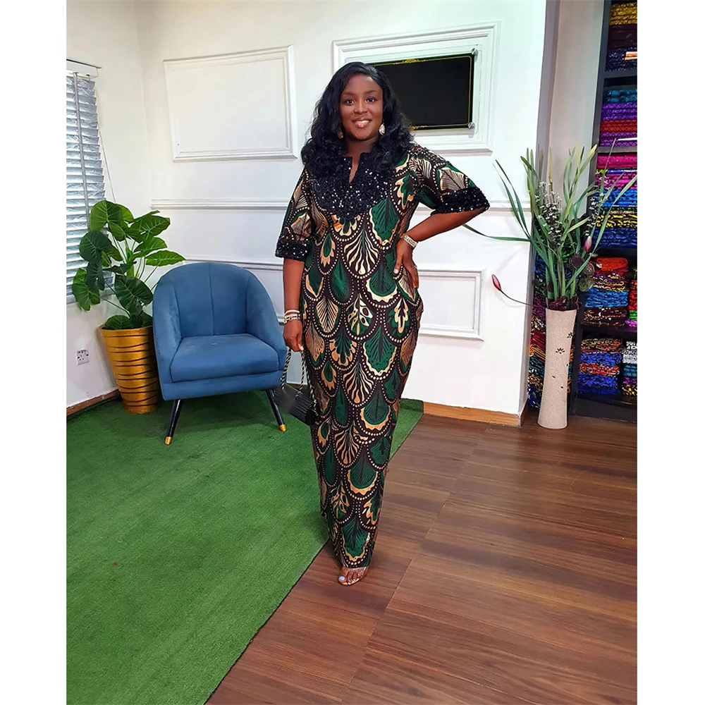 

African Dresses for Women Traditional Africa Clothing Dashiki Ankara Outfits Gown Abayas Robe Muslim Kaftan Maxi Long Dress 2025