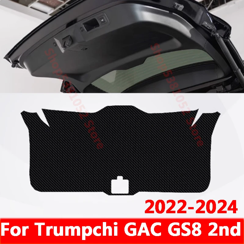 

For Trumpchi GAC GS8 2nd Gen 2022 2023 2024 Car Rear Trunk Tailgate Protection Pad Trunk PU Leather Anti-dirty Pad Accessories