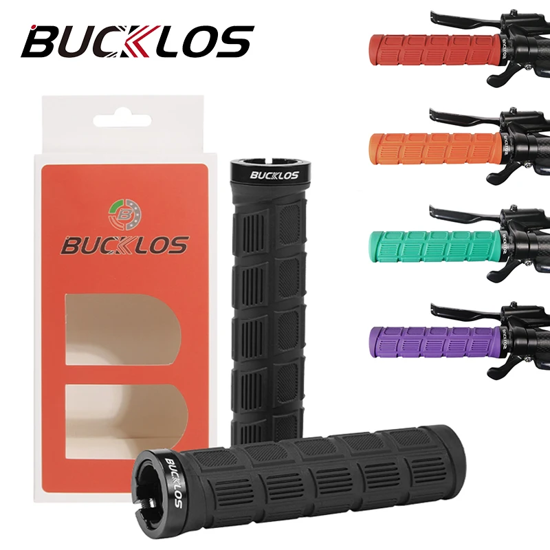 

BUCKLOS Bicycle Handlebar Grips High Quality Mountain Bike Grips Non-slip Mtb Handle Cover Shock Absorption Cycling Handle Parts