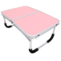 Folding Aluminum Alloy Portable Bed Desk For Laptop Reading Foldable Metal Table Outdoor Camping Picnic Beach Bbq Small Side