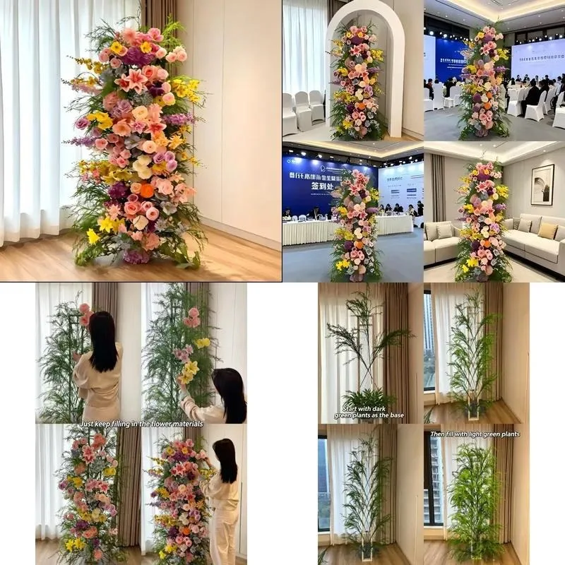 Artificial flower tree stand Large flower tree decoration, suitable for holiday parties, corporate events and photo booths