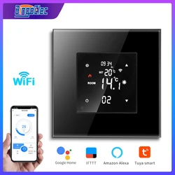 Tuya WiFi Smart Touch Screen Thermostat Electric Floor Heating Water/Gas Boiler Temperature Remote Controller Work with Google