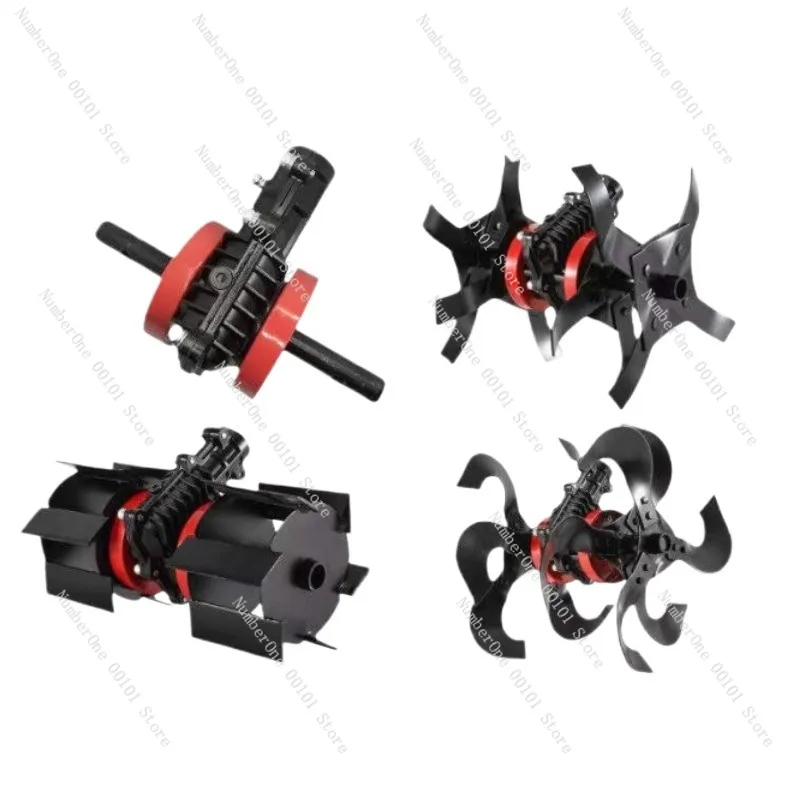 Lawn Mower Accessories, Furrow and Loosening Wheel, Weed Pulling and Removing Wheels, Oil Tank Assembly, Durable Outdoor