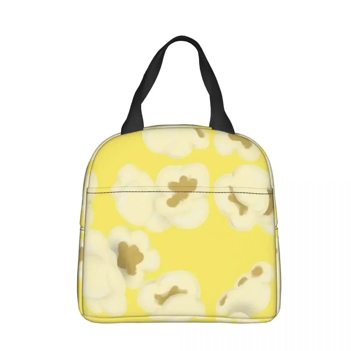 Buttered Popcorn Insulated Lunch Bag Leakproof Meal Container Cooler Bag Tote Lunch Box Office Picnic Bento Pouch