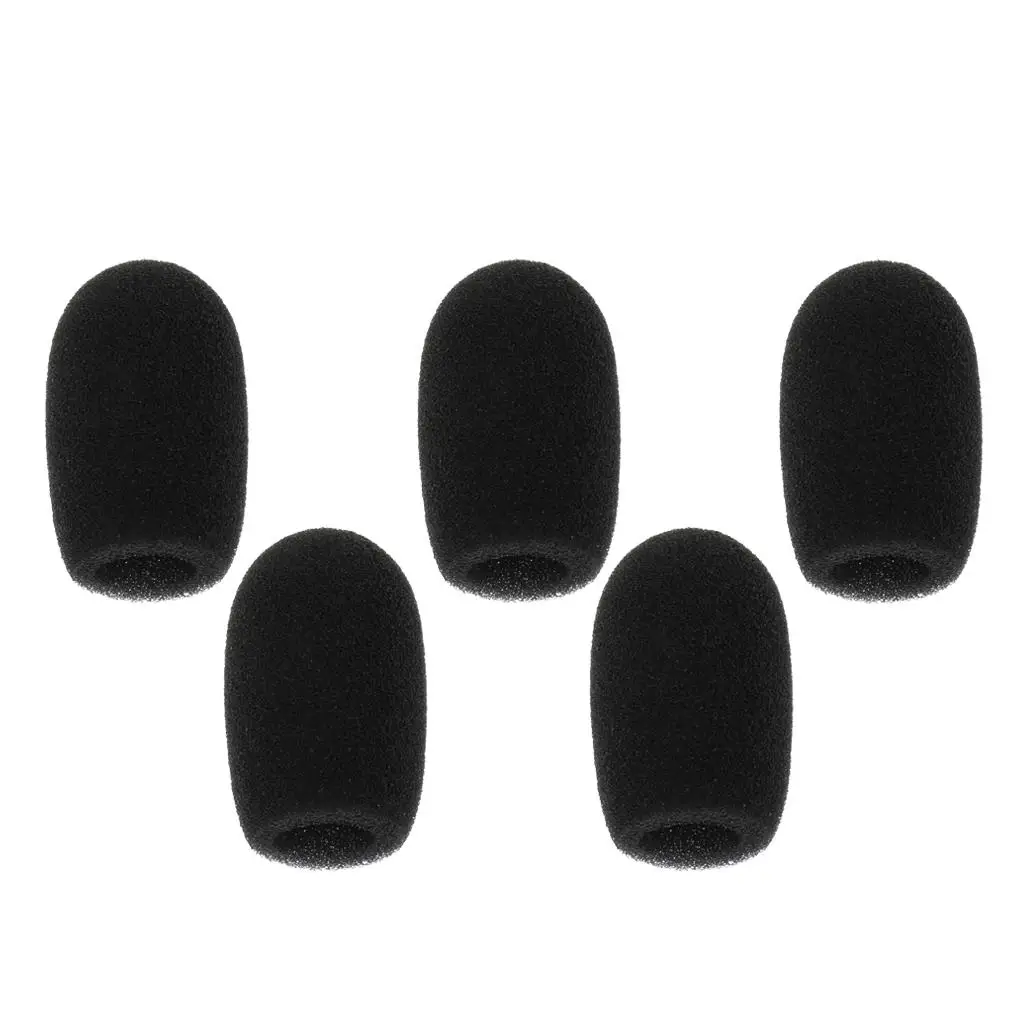 Set of 5 Microphone Windscreen Foam Mic Cover for Conference Microphone