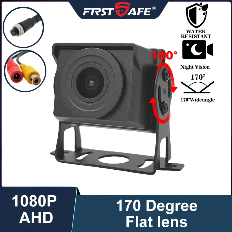 12V 24V Truck Backup Camera 720P 1080P HD Color Night Vision Universal Vehicle Reverse View Monitoring Safety Accessories