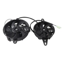 12V Motorcycle Cooling Fan Oil Cooler Engine Electric Radiator For 150cc-250cc ATV Quad Go Kart Buggy Motocross Accessories