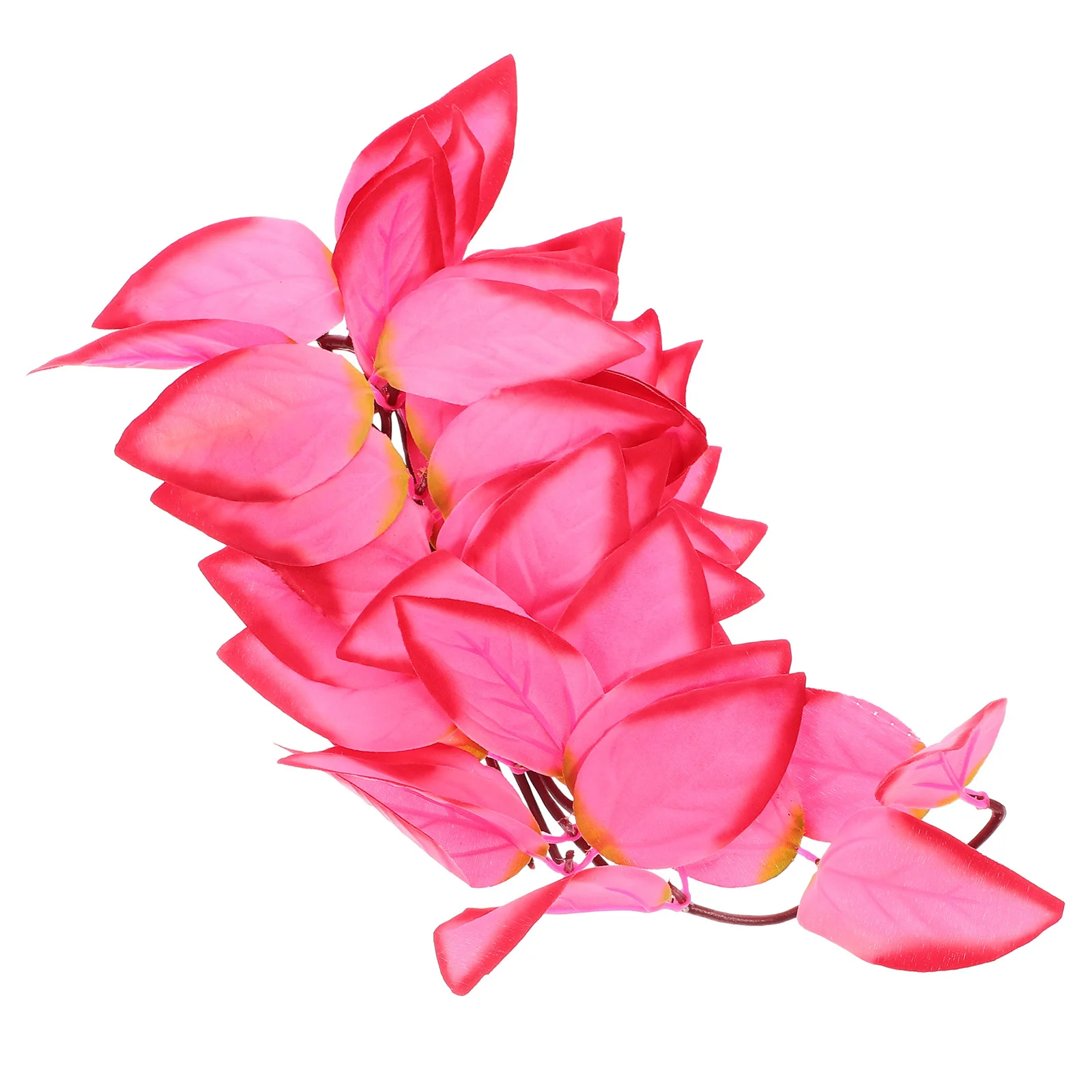 نبات بلاستيكي اصطناعي واقعي خزان الزواحف ديكور الكرمة المزيفة لتررم نابض بالحياة معلق فاينز زخرفة نباتات تررم