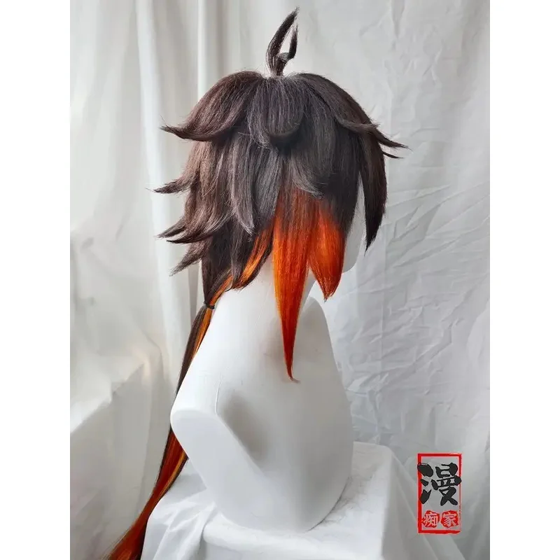 

DY20Styled Zhongli Genshin Impact Косплей Парики Градиент Коричневый Длинный Косплей Парик Чжун Ли Термостойкие Синтетические Волосы Игра + Парик