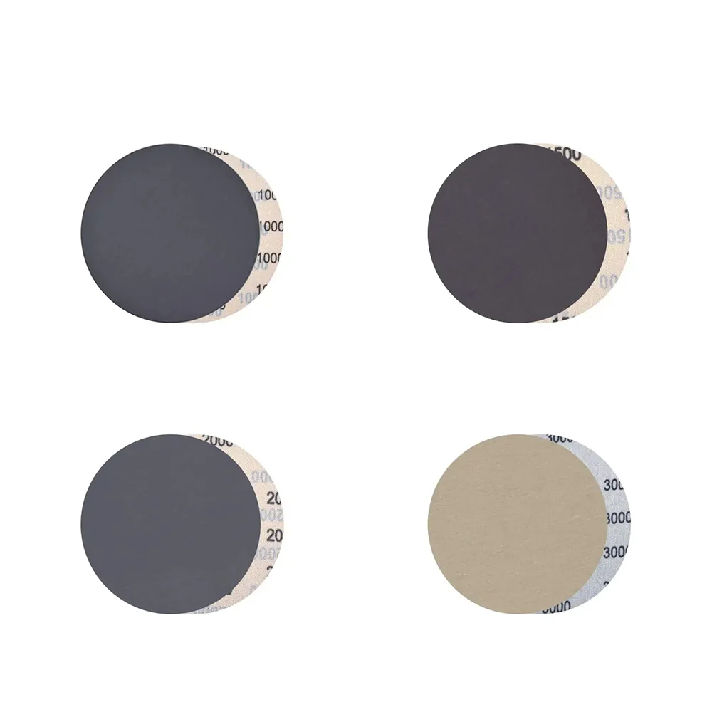 

7 Inch Hook and Loop Sanding Disc 10PCS Assorted 120/240/400/600/800 Grit Wet and Dry Sandpaper for Wood Polishing Furniture