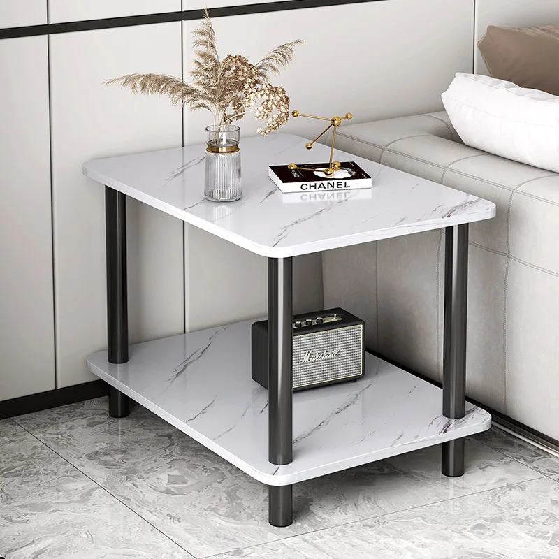 Living room sofa side cabinet household bedside table simple small apartment side table rental house simple bedroom coffee table