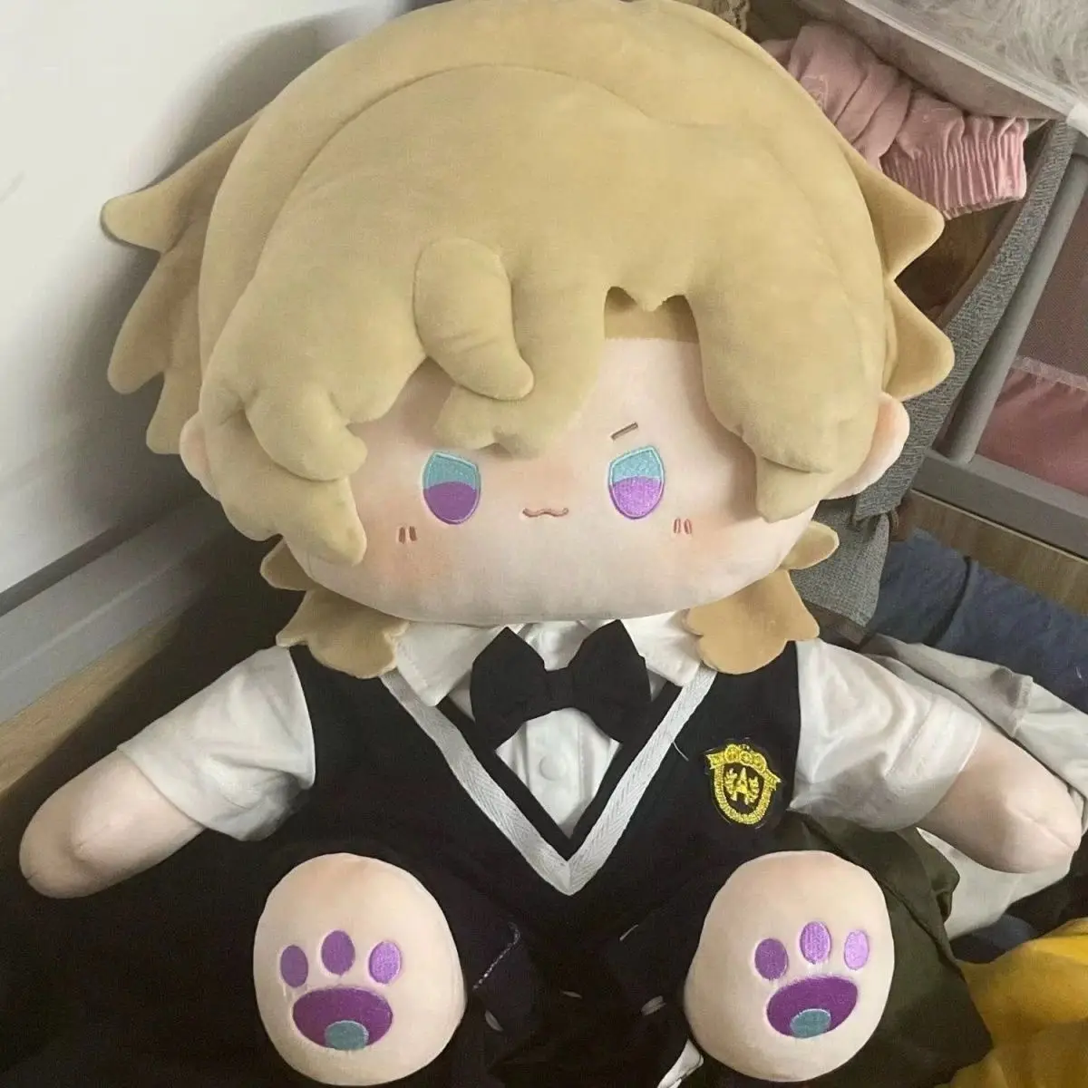 

40CM Honkai: Star Rail Aventurine Sitting Plush Doll DanHeng Cosplay Dress-up Clothes Cotton Doll Stuffed Toy Fans Xmas Gifts