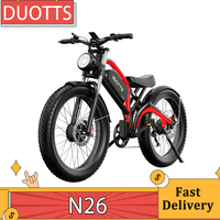 DUOTTS N26 Electric Bike 750W*2 Motors 55km/h Max Speed 26*4.0 inch Fat Tires 48V 20Ah Battery 120-150km Range 200kg Max Load