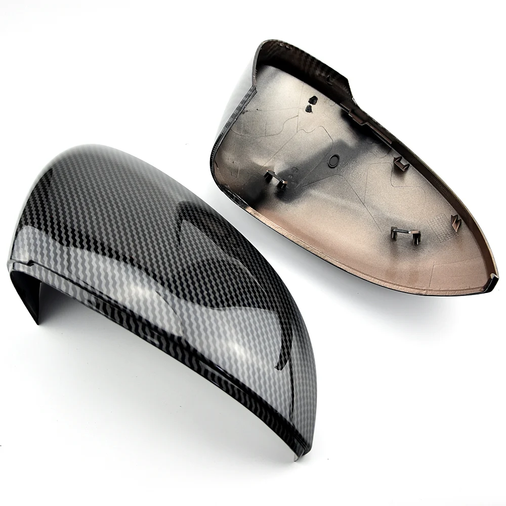 2 قطعة لشركة فولكس فاجن جولف 8 MK8 2020 2021 غطاء مرآة الجناح الجانبي للسيارة ، قبعات مرآة الرؤية الخلفية مع فتحة مساعدة العمياء #1