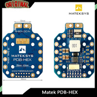 MATEKSYS PDB-HEX Power Distribution Board | 2-12S, 5A 5V/9V/12V BEC | High Precision Current Sense for FPV Racing Drone