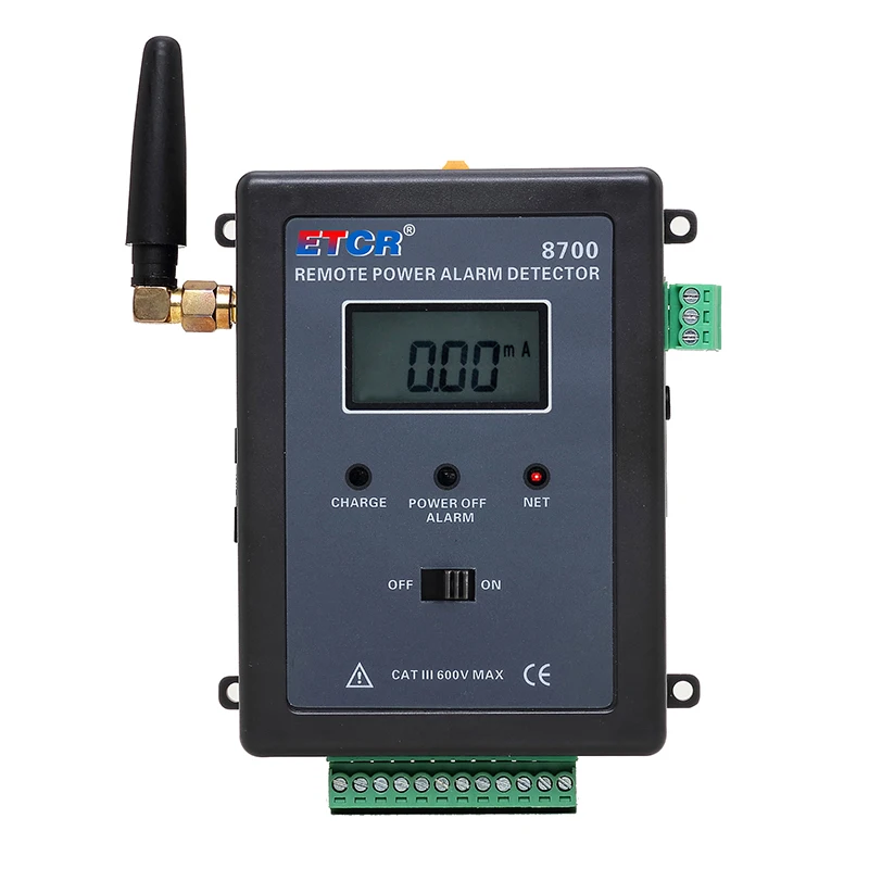 ETCR8700 Stable Testing With High Accuracy Power Failure/Leakage Current Remote Alarm Monitor