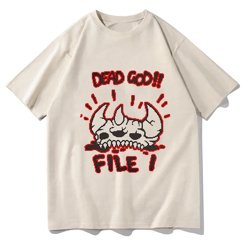 Binding Of Isaac 2024 T-shirt O-Neck Short Sleeve Dead GOD FILE Shirts Fans Gift Unisex Fashion Casual Pure Cotton Streetwear