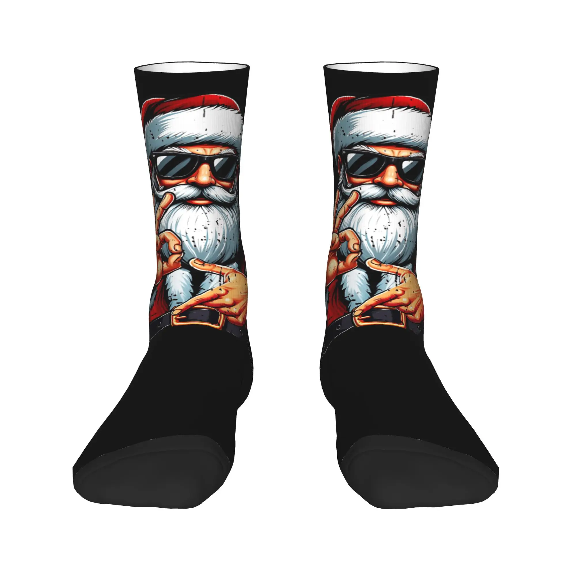 مضحك ستة سبعة 6 7 ميمي سانتا عيد الميلاد جوارب القوطية الجوارب الخريف عدم الانزلاق الجوارب للجنسين الرجال تشغيل الرياضة جودة الجوارب