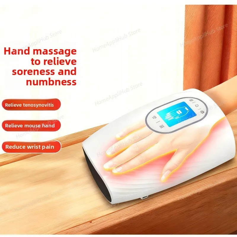 Electric Hand Massager ForAir Compression Point Therapy For Arthritis Carpal Tunnel Shiatsu Massage Machine With Heat Pain Relie