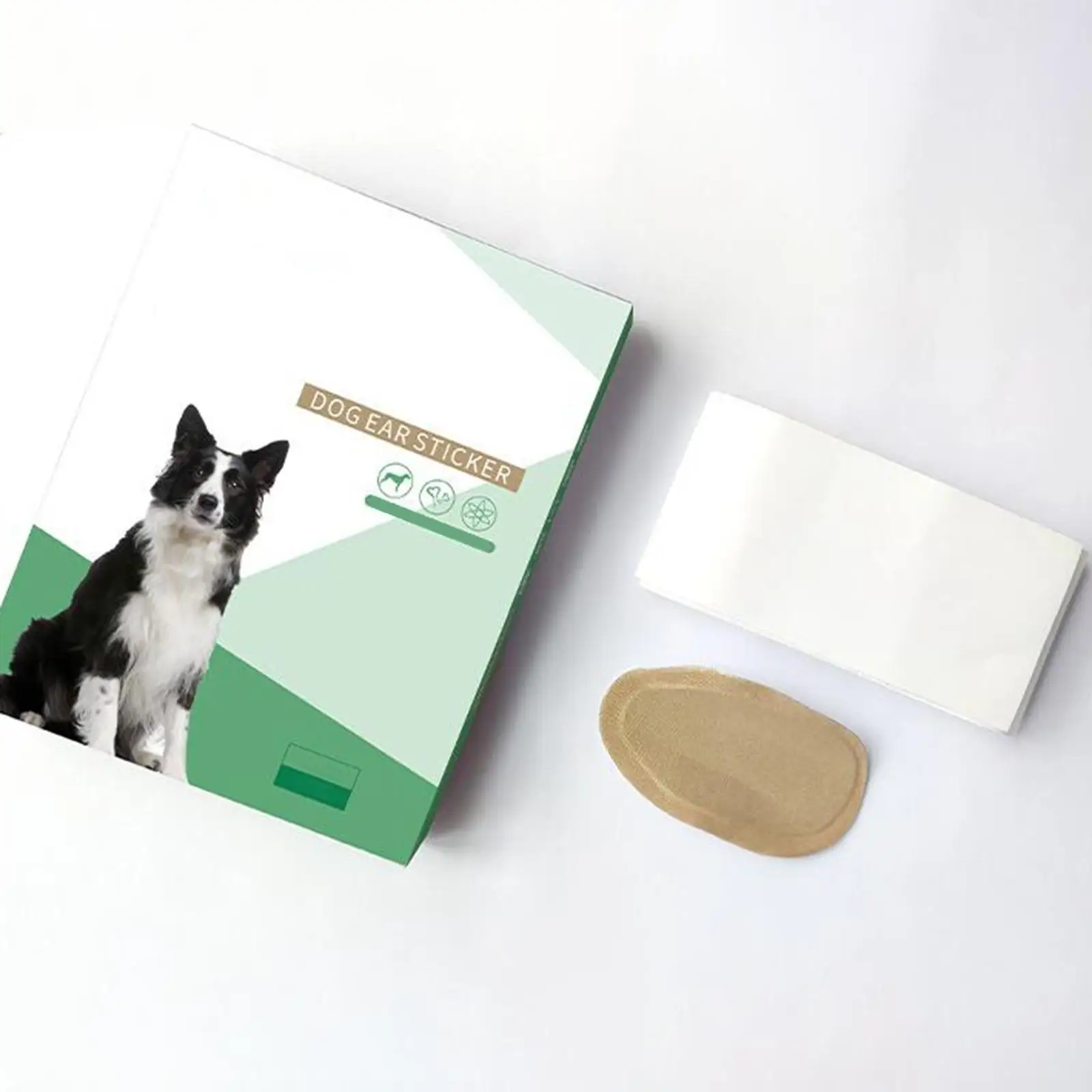 2x Dog Ears Stand up Support Dog Ear Sticker Ear Tape Ear Correct Pet Supplies Ears Posting Kit for Puppy Animals Doggy Horse