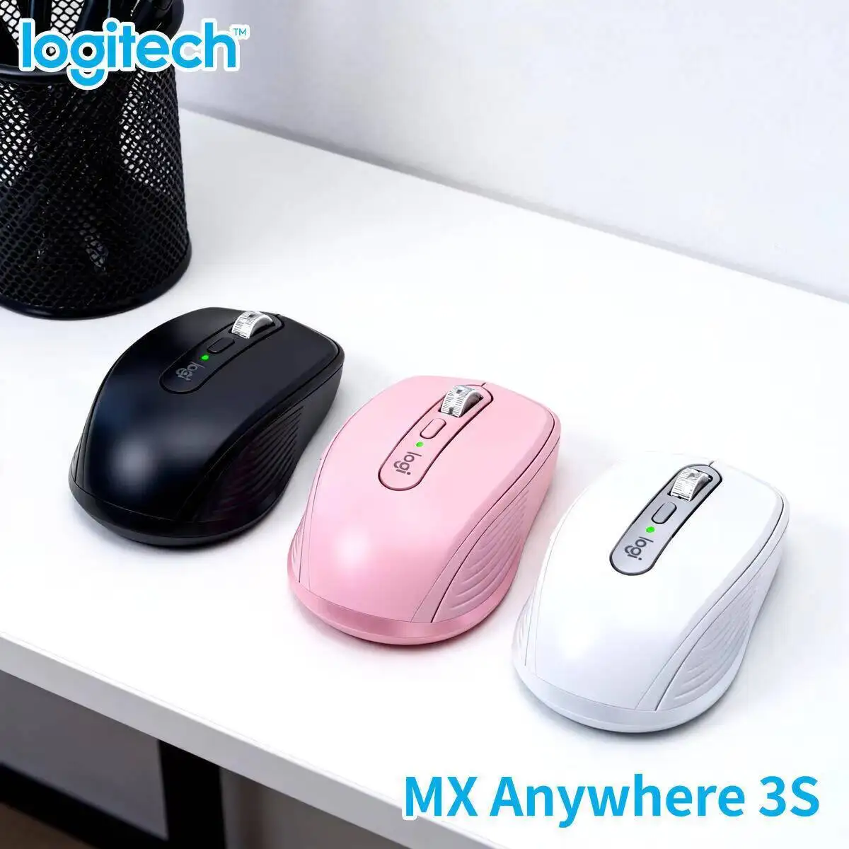 

Logitech Master Series MX Anywhere 3S Bluetooth Беспроводная бесшумная мышь Мягкий звук Офисный женский планшет