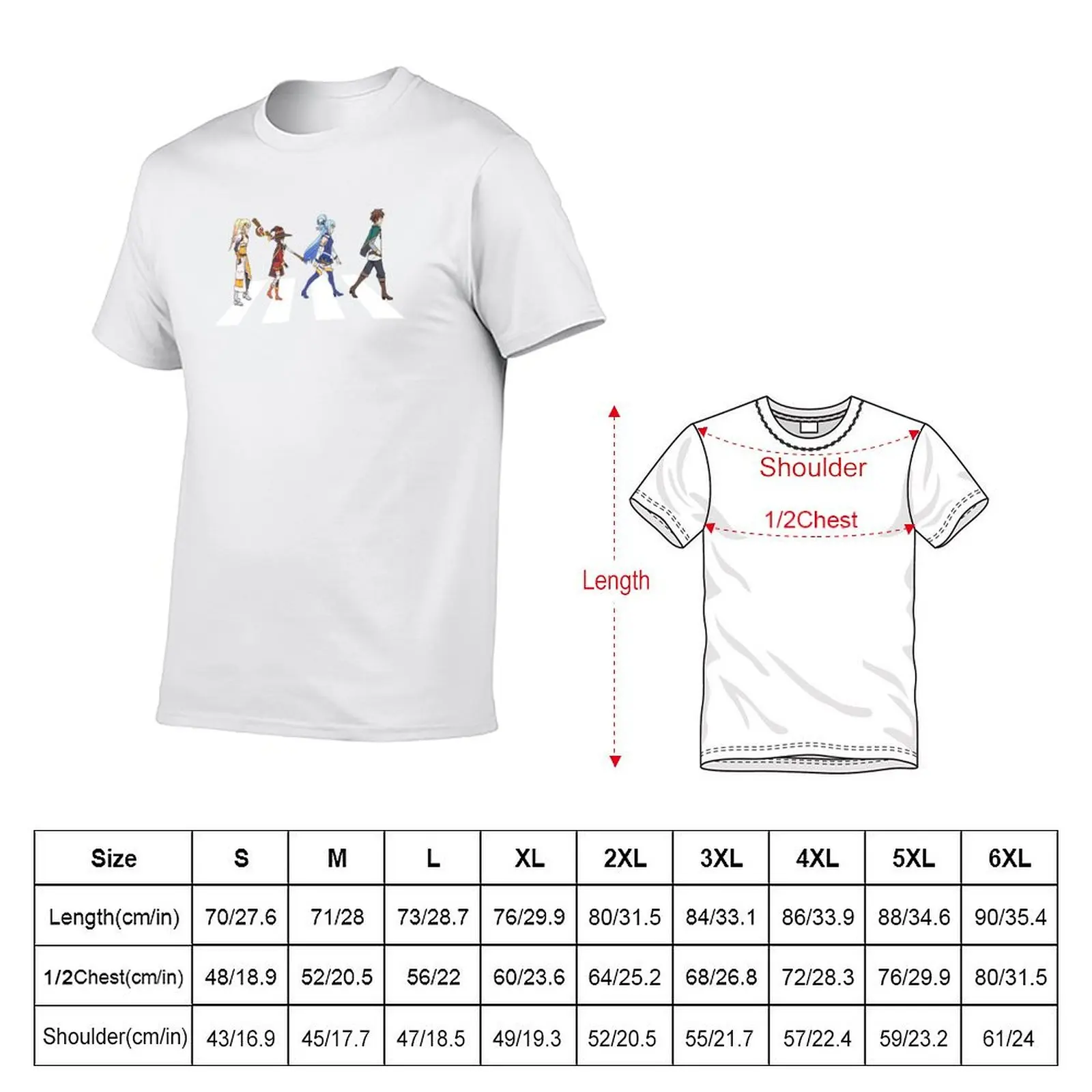 Isekai Road T-Shirt man t shirt summer essential t shirt T-Shirt