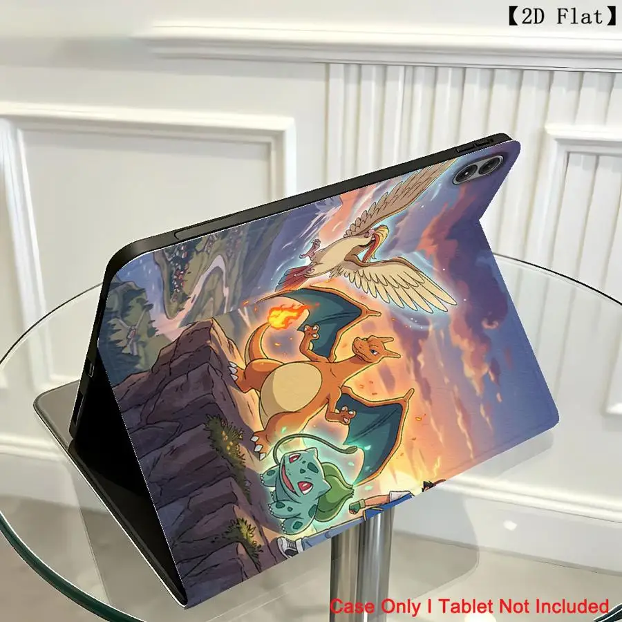 Funny Pokemons Case for Xiaomi Redmi Pad SE K Pad 8.8 9.7 12.4 Inch Pad 6s Pro 7 Ultra Pad 5 6 7 8 Pro With Pencil Holder