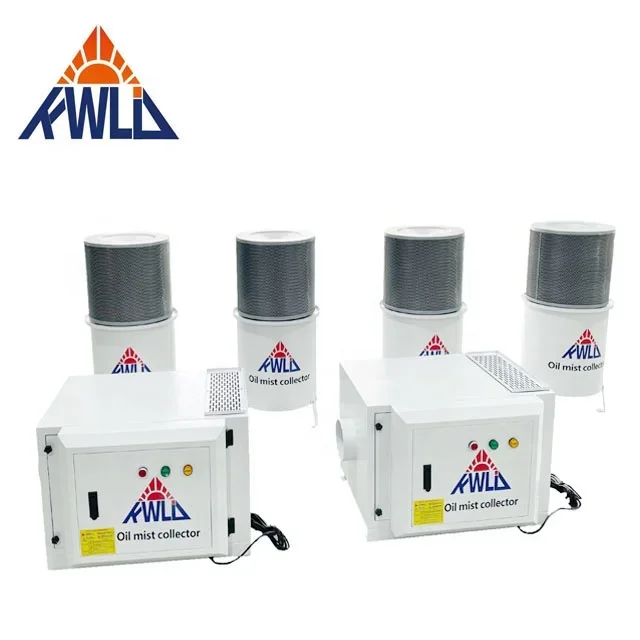 Air Cleaner Industrial Centrifugal Type Efficient Air Purification CNC Machine Oil Mist Collector