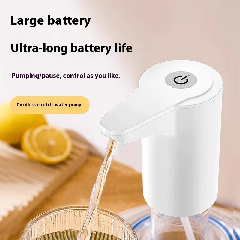 Hot Sale 1200mah Food Grade Water Dispenser Pump Portable USB Rechargeable Water Dispenser Desktop Mini Electric Water Dispenser