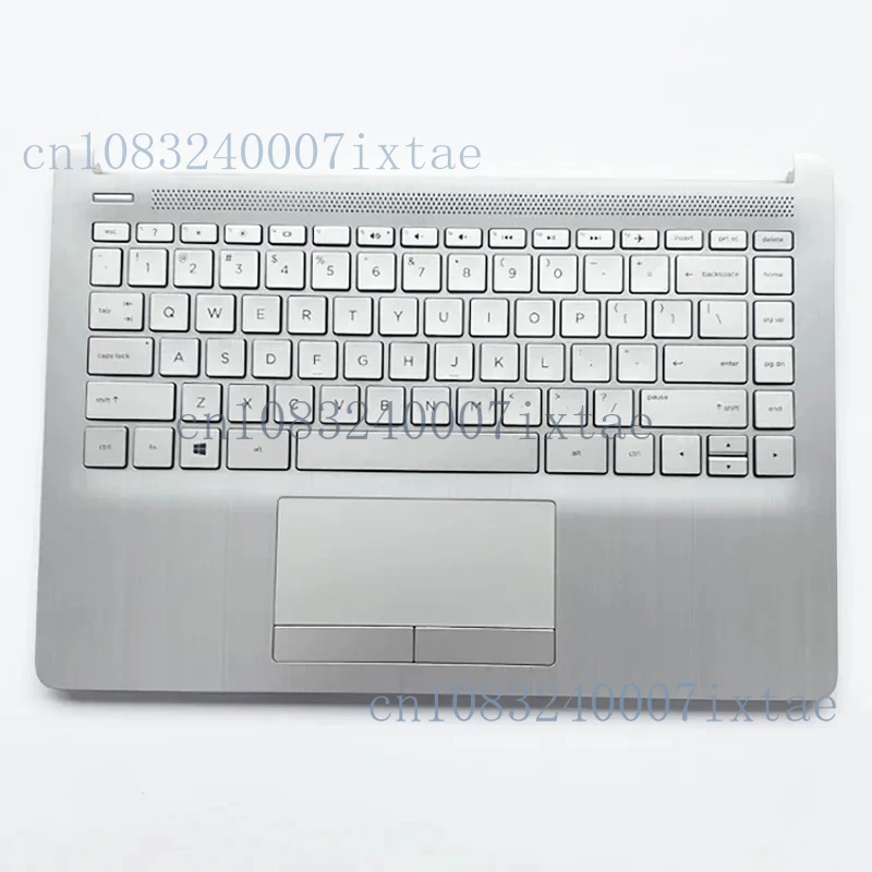 N New palmrest upper case keyboard bezel cover touchpad for HP 14-dk 14s-dp 14s-df 14s-cr 14s-cf backlit non-backlit L48648-001