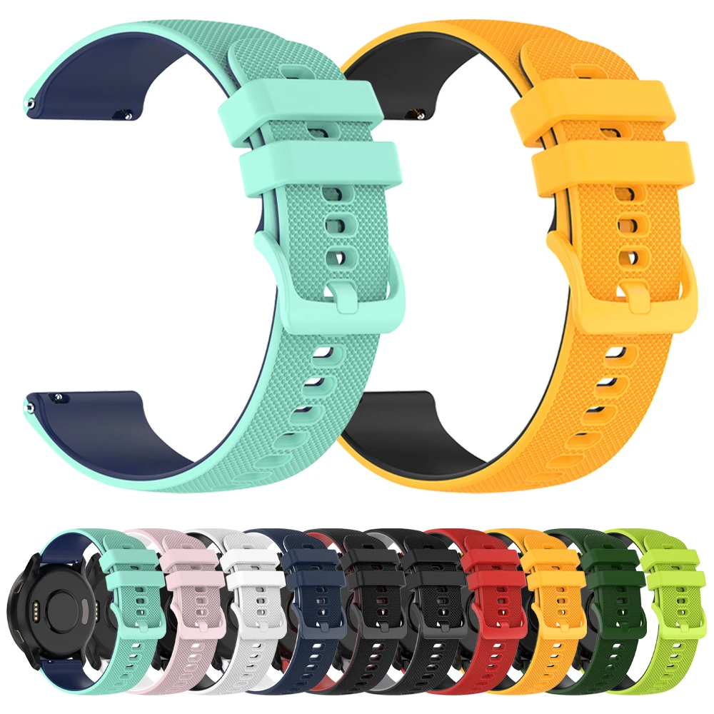 นาฬิกาซิลิโคนแนวสปอร์ตสายรัด20มม. 22มม. สำหรับ Ticwatch Pro 3 ultra gps/lte สำหรับ Ticwatch GTX S2 E2 E3 gth/gtw สายรัดนาฬิกาข้อมือ