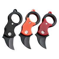 Mini Fox Necklace Pocket Knife Outdoor Portable Defense Eagle Claw Folding Knife Home Travel Open Box Keychain Folding Knife