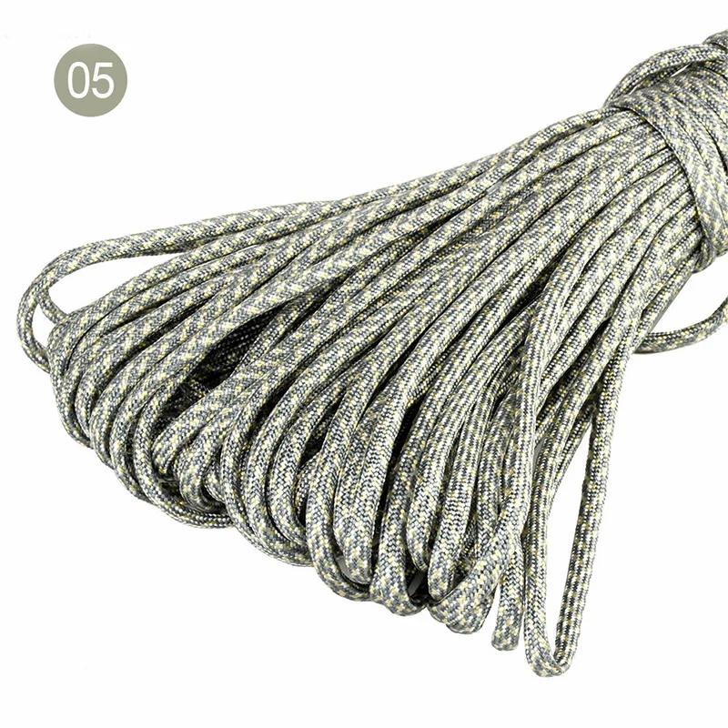 5/10/20M 5mm Outdoor-Zeltseil 7-Kern-Strangseil Camping-Paracord für Taschen, Nähen, Klettern, DIY Handarbeitsmaterial