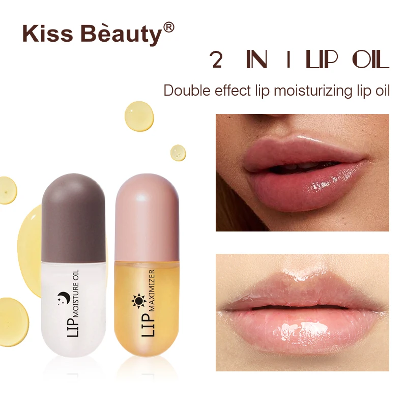 Instant Lip Plumping Gloss Serum Essential Oil Nourishing Anti-Wrinkle Moisturizing Sexy Lip Care Long-Lasting Moisture