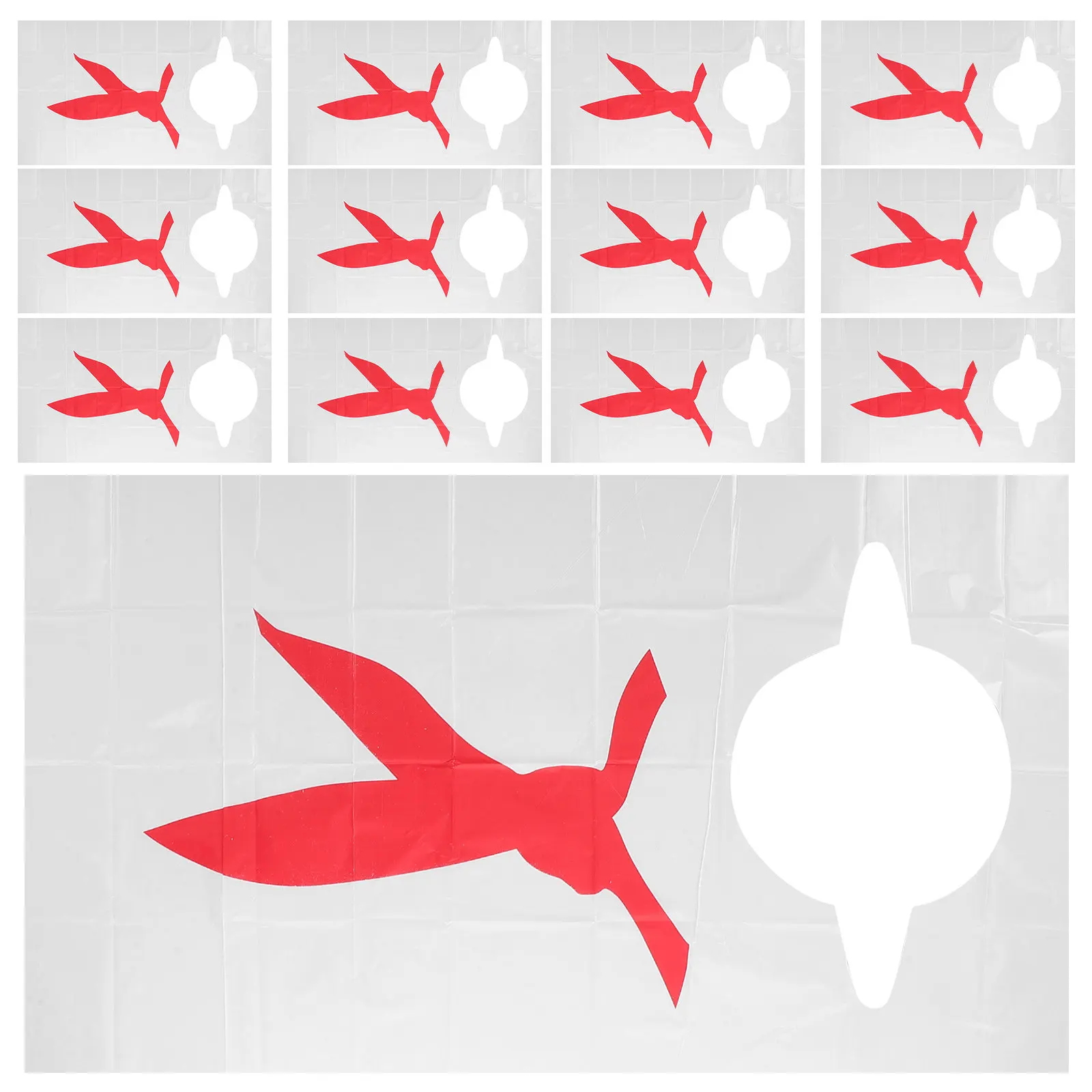 

100pcs Oil-Proof Disposable Adult Lobster Party Supplies Bibs For Seafood Hot Pot Dining Waterproof Kitchen Party Supplies