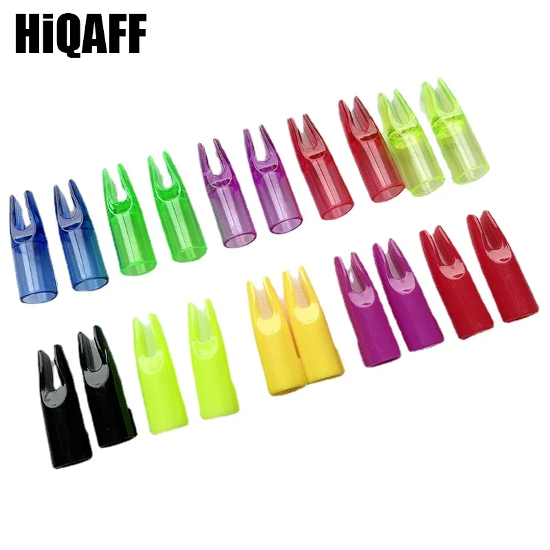 50Pcs Coat Nocks For ID 7mm Arrow Shaft Plastic Arrow Tails DIY Knocks Replacement Hunting Shooting Accessories